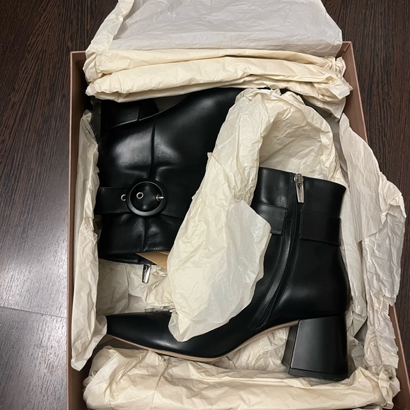 Gianvito Rossi black ankle boots chunky heel - Picture 3 of 9